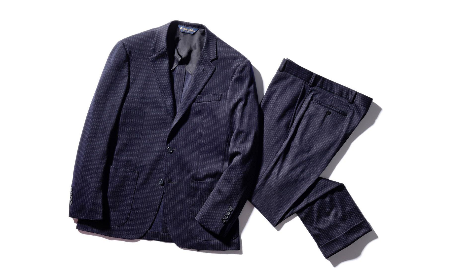 ブルックス ブラザーズ」のスーツが、ストレスフリーなジャージー素材 