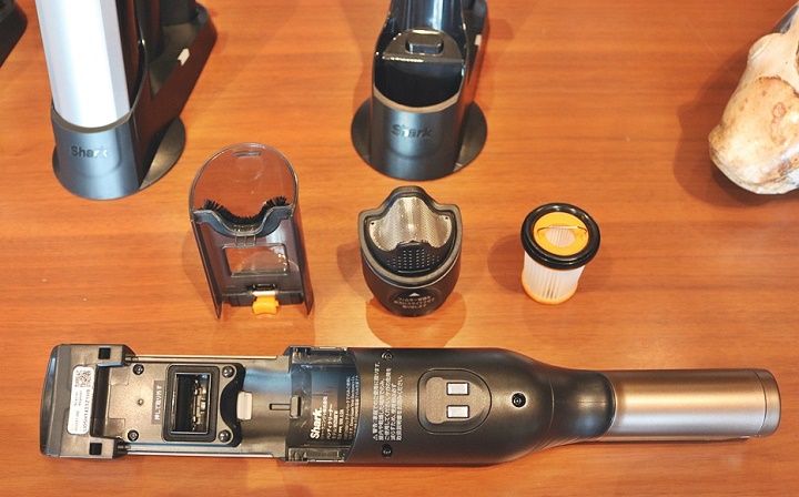 ダストキャップも、フィルターカバーも、フィルターも、分解して綺麗に水洗いできます。