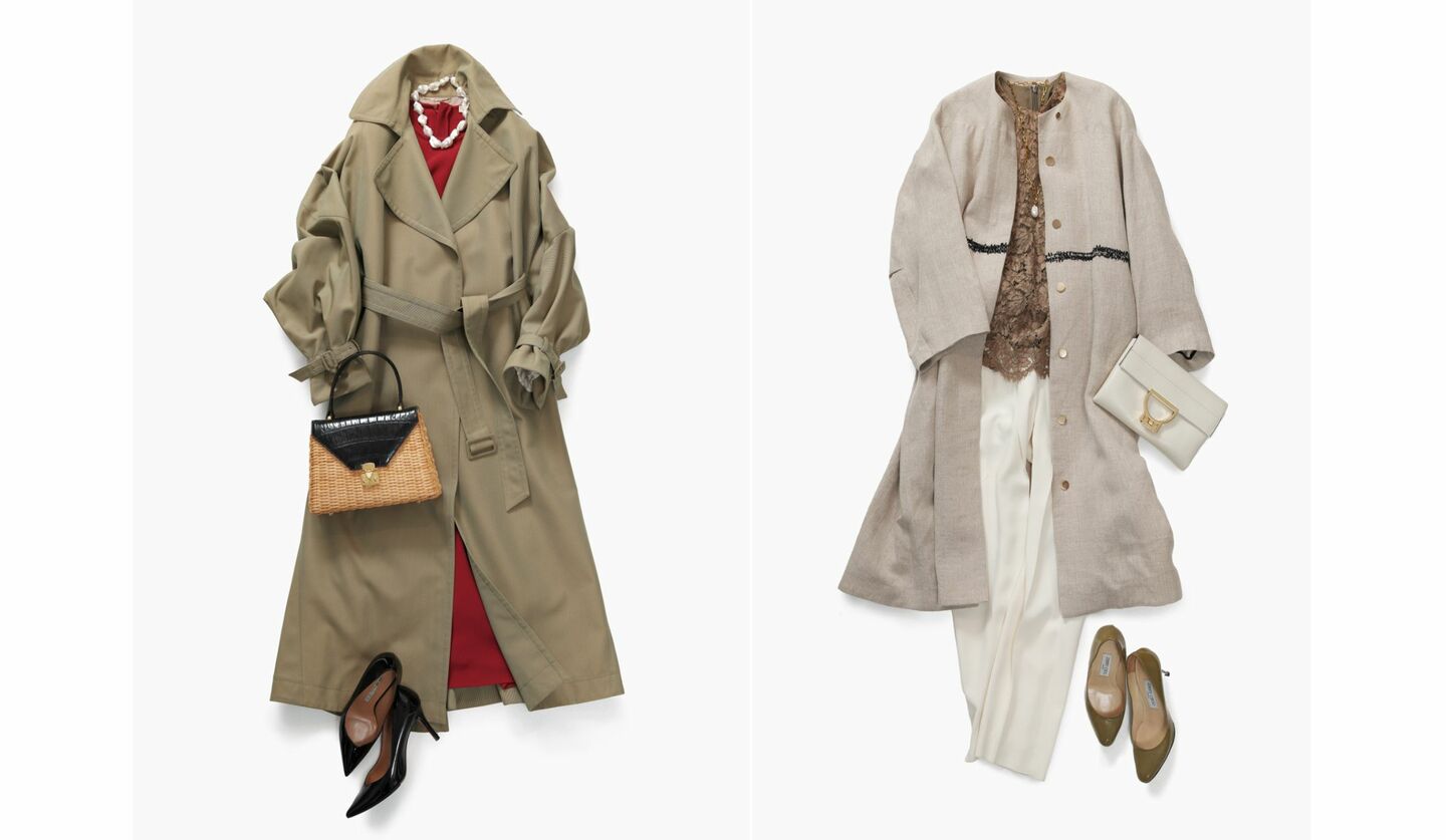 春アウターを軽やか＆華やかに着こなすコツ