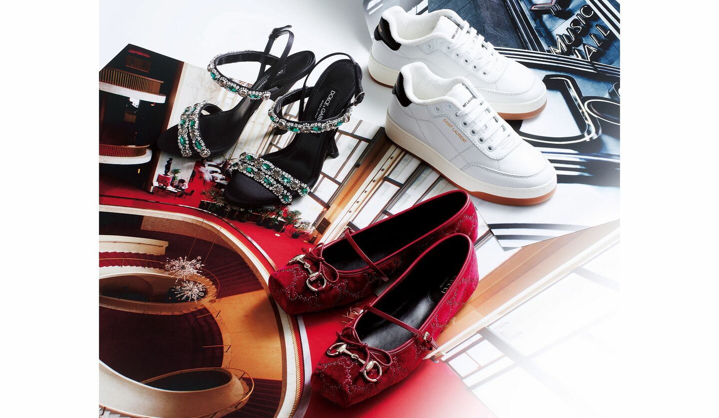 サンローラン バイ アンソニー・ヴァカレロ、ドルチェ&ガッバーナ、グッチの靴