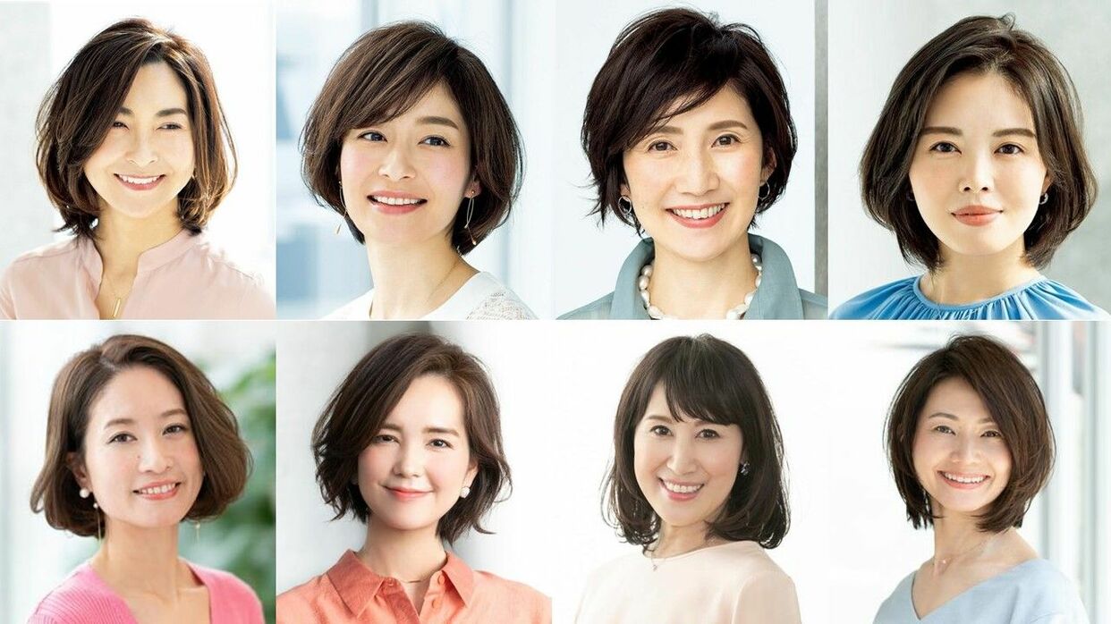 実例 40代のためのレイヤーボブ 顔型別に似合う 似合わないが わかる Precious Jp プレシャス