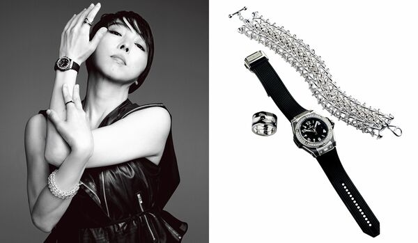 演出振付家・MIKIKOさんと「ジョージ ジェンセン」のジュエリー＆「ウブロ」の腕時計｜しなやかに舞う“手”とモノクロームのモダン