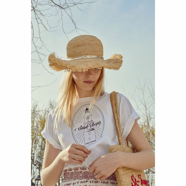 トップス「プリントTシャツ」¥9,500(税抜)