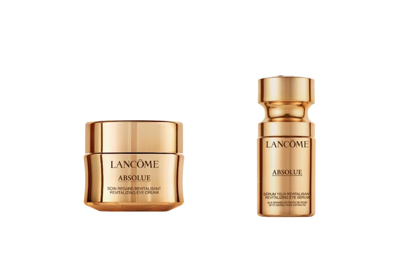 左:アプソリュ アイ クリーム 20ml ¥16,000
右:アプソリュ アイ コンセレート 15ml ¥19,000