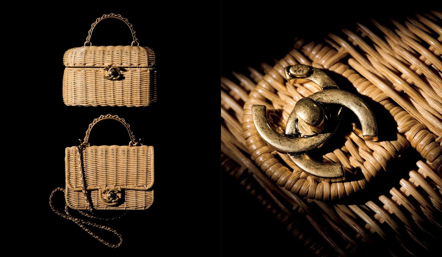 シャネルの2025／2026年 クルーズ コレクションのトップハンドル フラップ バッグ