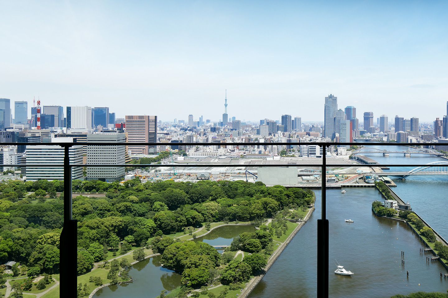 ホテルからの景色