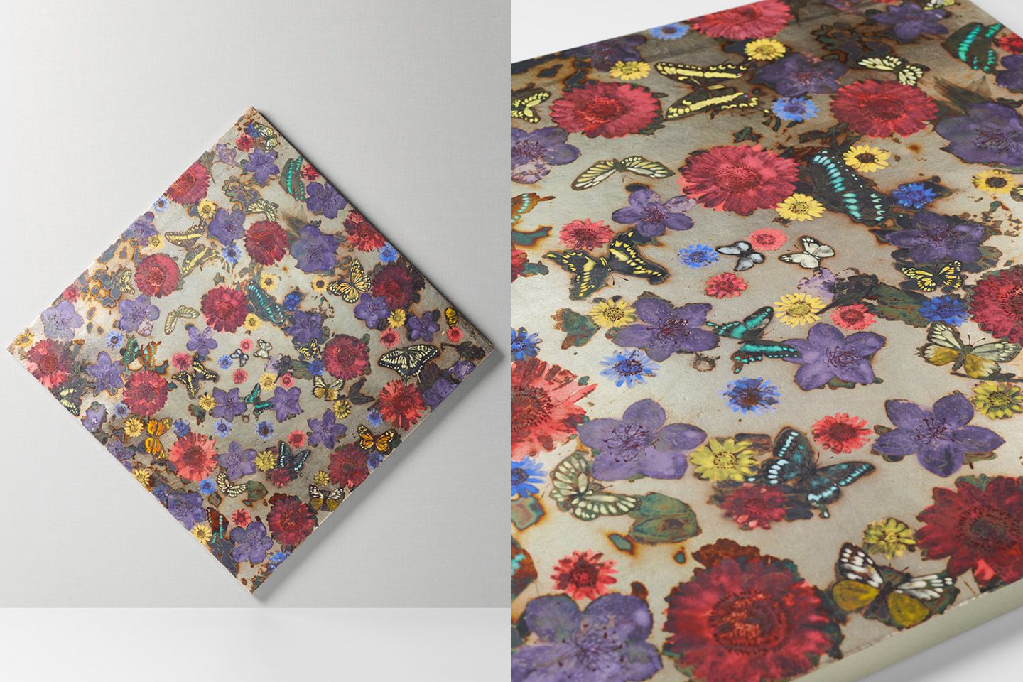 作品「Spiral –Flowers and Butterflies- Vol.8」(大竹寛子)