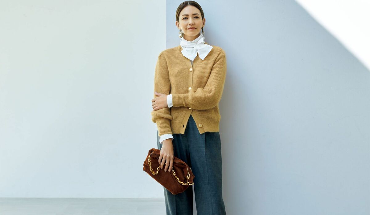 キャメル様　レディースまとめ売り　大人フェミニン　ベージュ 品よく調和する「キャメルベージュ×ミディアムグレー」配色で、知的な