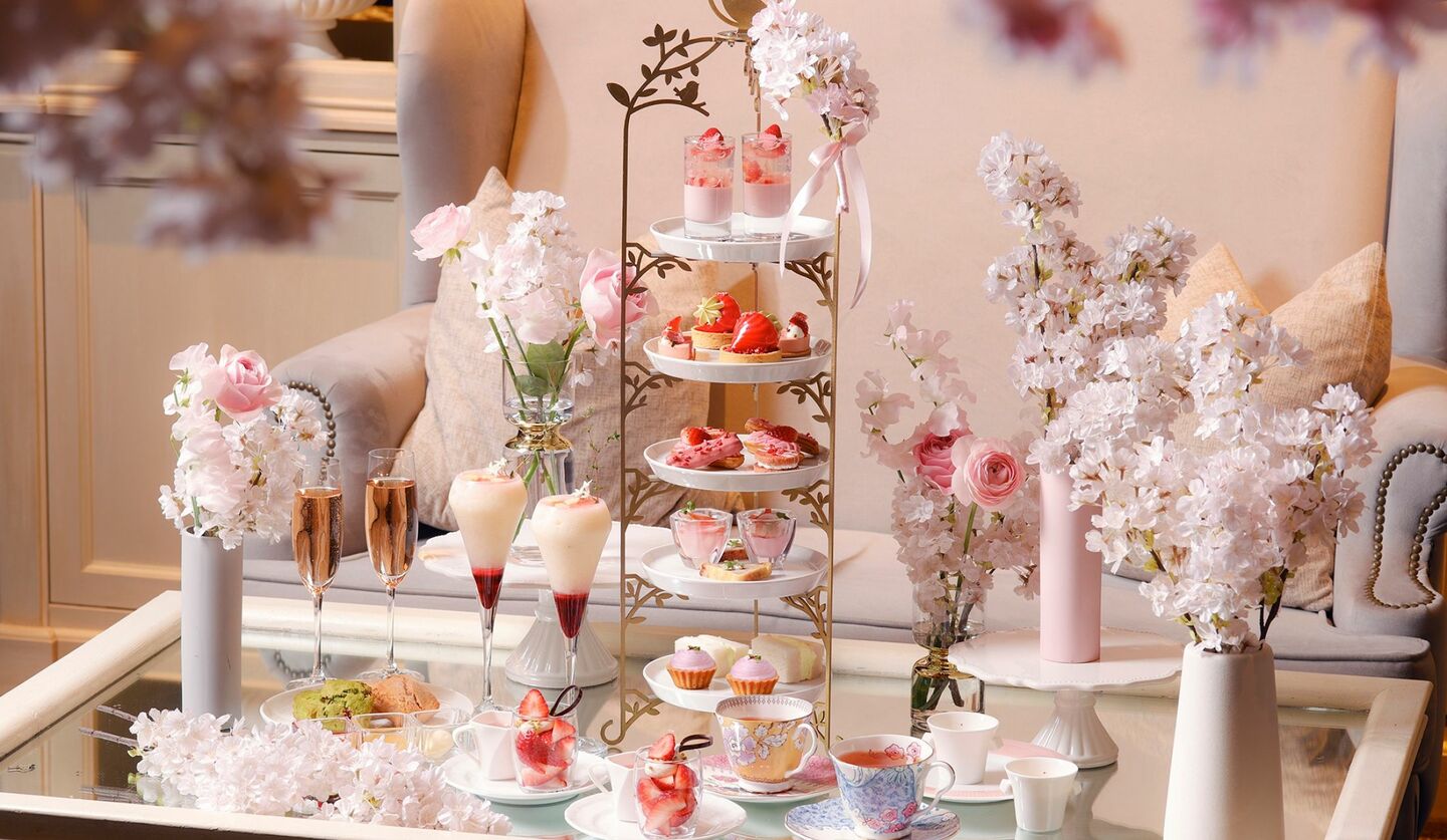 ホテル インターコンチネンタル 東京ベイ「ストロベリーブロッサムアフタヌーンティー」