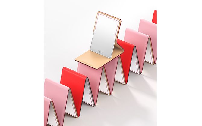 ミロワール・ノマド オレリヤン[ポケットミラー]各￥45,000（すべて税別）