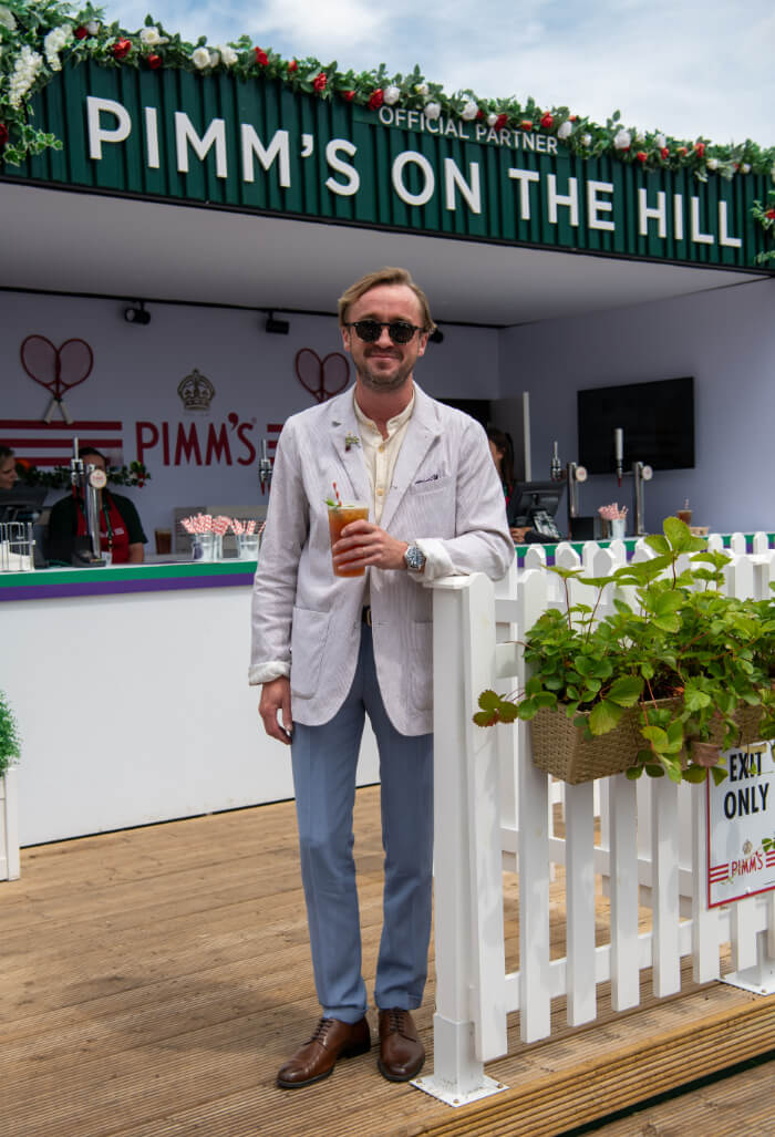 2024年7月14日、ウィンブルドンの「Pimm's on the Hill」にて撮影。