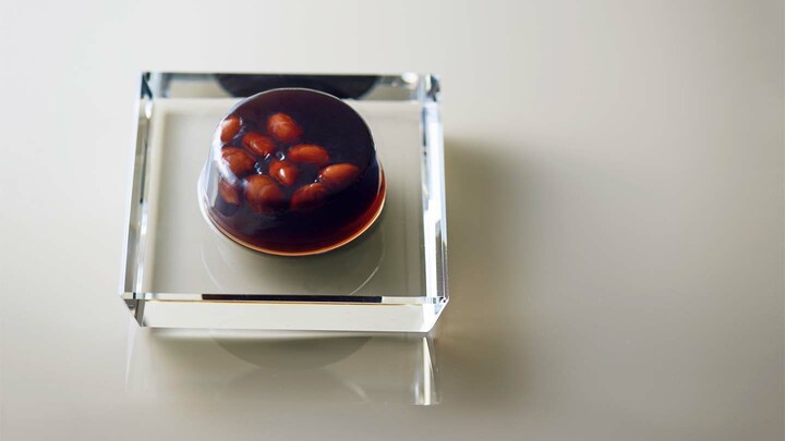 竹屋製菓のスイーツ「黒豆ゼリー」