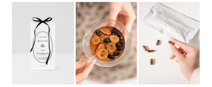 パウチに入っている漢方シロップ。「EAT BEAU-TEA」とあわせて、リラックスタイムを楽しむのもGoodです◎
