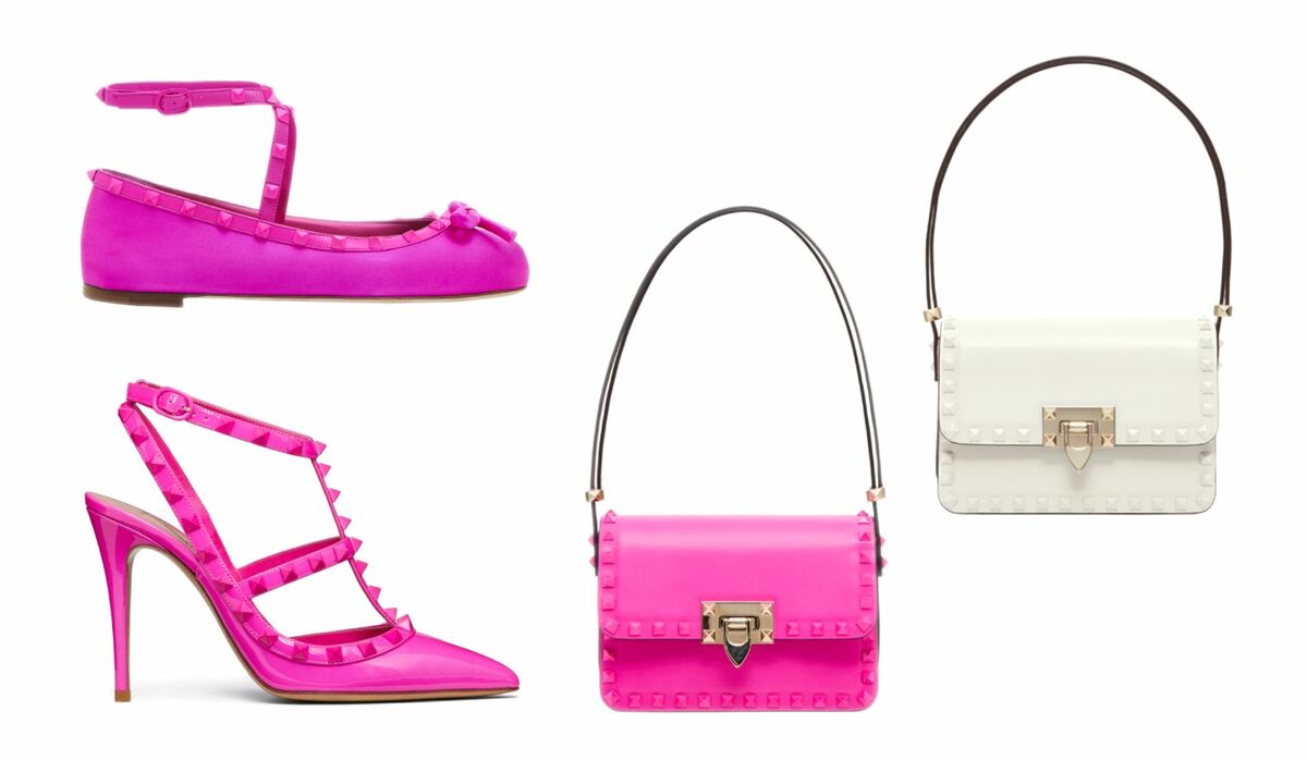 【A.A】ヴァレンティノ ガラヴァーニ　ロックスタッズエナメル バレリーナ ロックスタッズ エナメル バレリーナ for ウィメンズ インチ