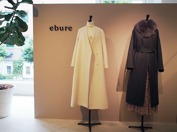 ebure(エブール)2017秋冬展示会会場入り口