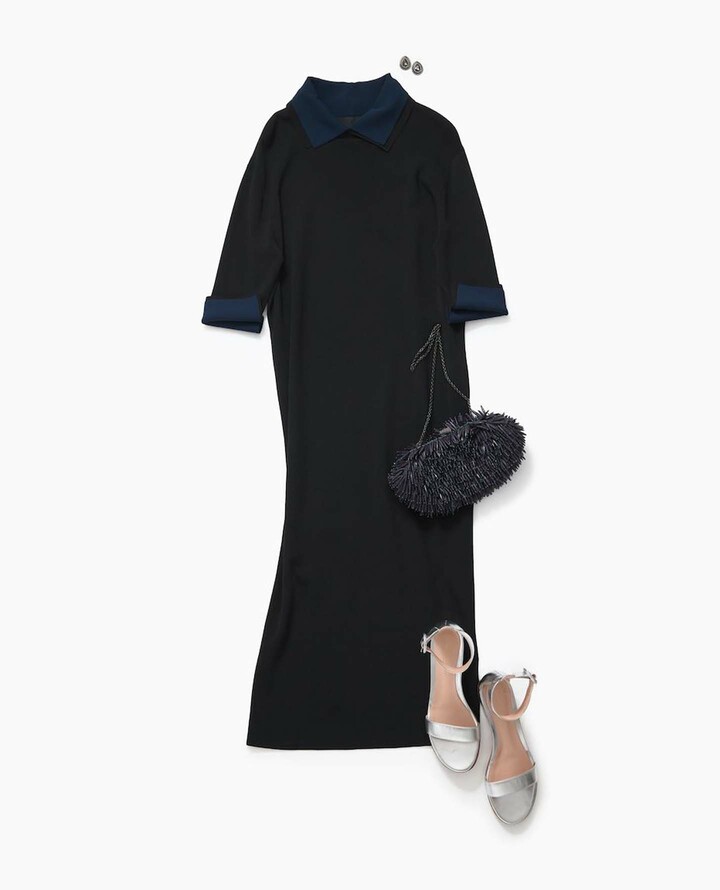 スタイリストの望月律子さんによるモノトーンをテーマにしたドレスアップコーディネート