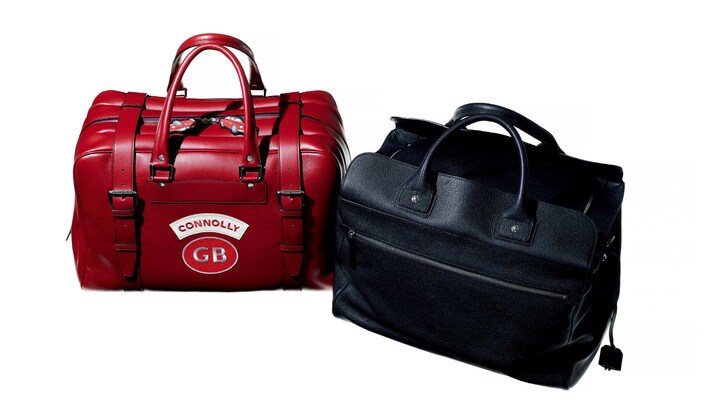 左／［縦30×横49×マチ26cm］￥390,000・右／ ［縦26×横42×マチ26cm］￥400,000（コノリー 銀座店）