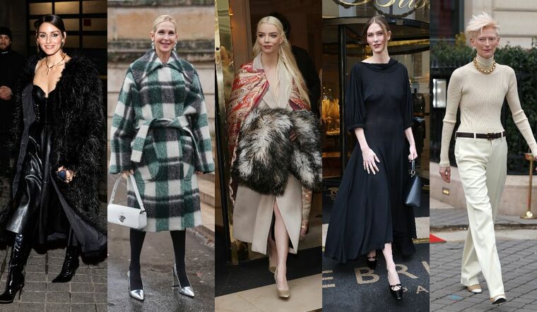 最新パリファッションウィークのセレブたちのコーデ