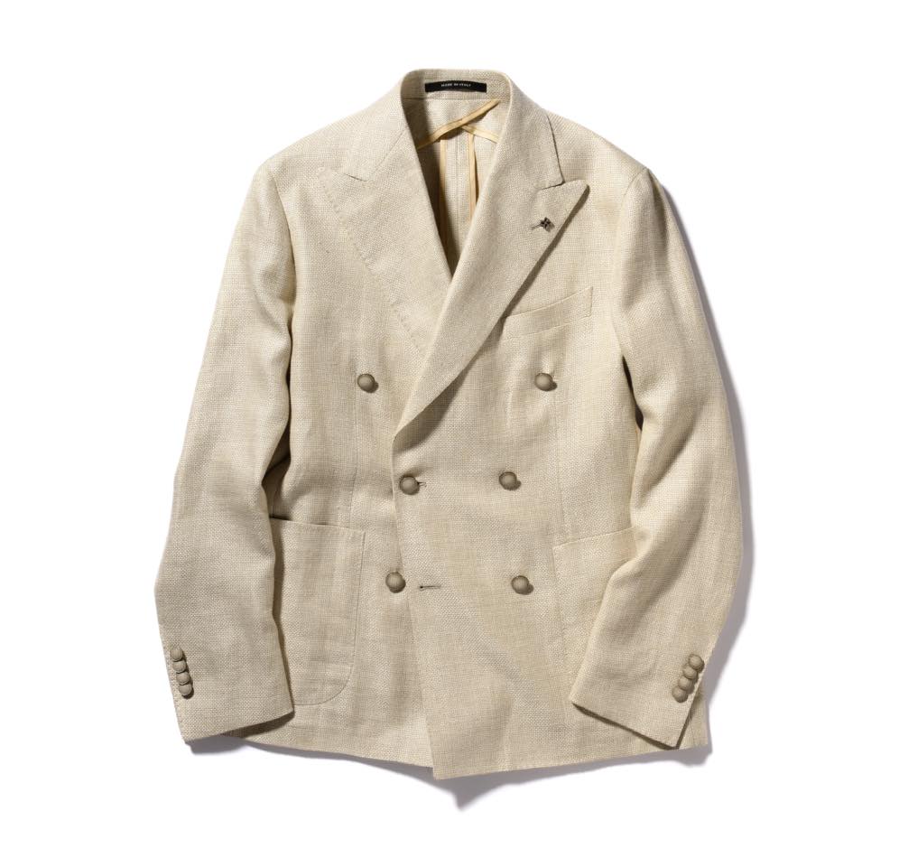 ジャケット¥105,000(トレメッツォ〈タリアトーレ〉)