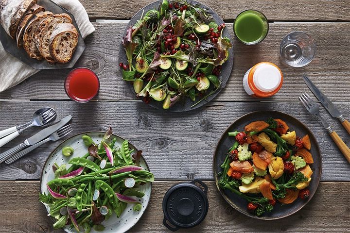 サラダ・デリバー『CLEAN EATING BUFFET(クリーン イーティング ビュッフェ)』(¥1,980) ※単品とセットの注文で¥1,280、3~6歳 ¥580、7~12歳 ¥980