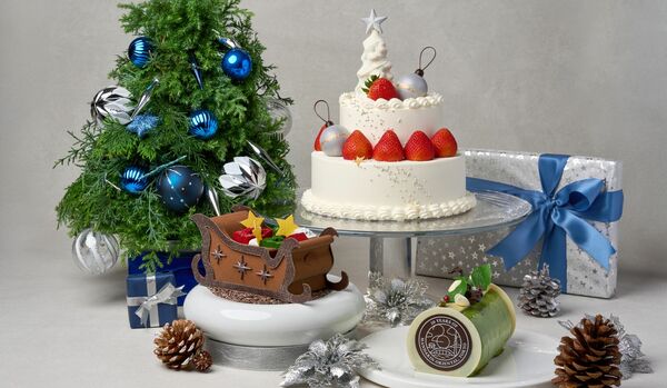 千疋屋コラボや新作ソリ型も！「マンダリン オリエンタル 東京」2025クリスマスケーキ【実食レポート】