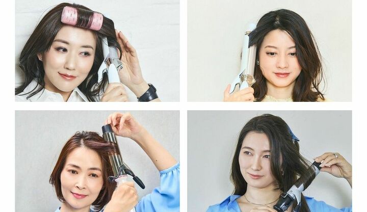 髪の巻き方