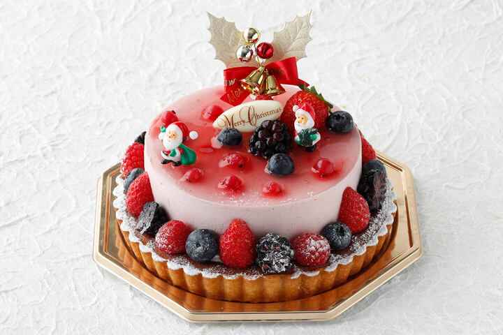赤いベリーとマスカルポーネのクリームタルト[直径15cm]￥4,800