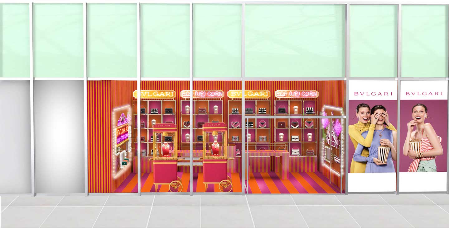 「ブルガリポップ(アップ)コーン表参道」の内装イメージ