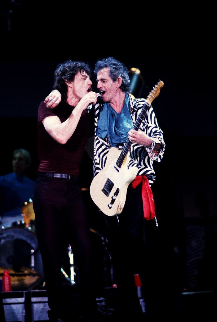 右は、キース・リチャーズ。