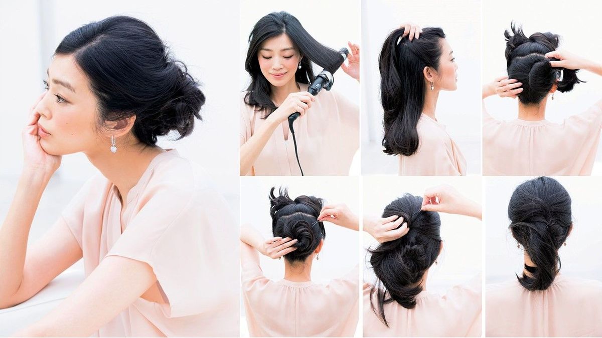 簡単 大人こそ似合う お団子ヘアの作り方 40代向け Precious Jp プレシャス