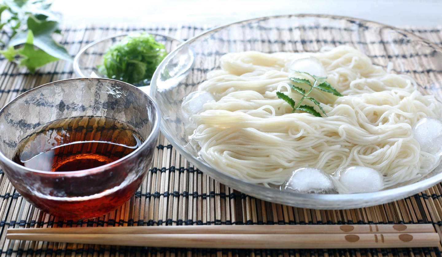 手延べそうめん食べ比べ　揖保乃糸・半田そうめん・小豆島そうめん