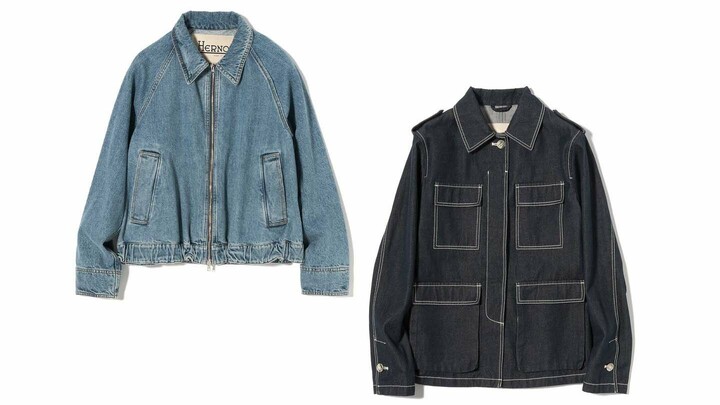 ヘルノのデニムウエア