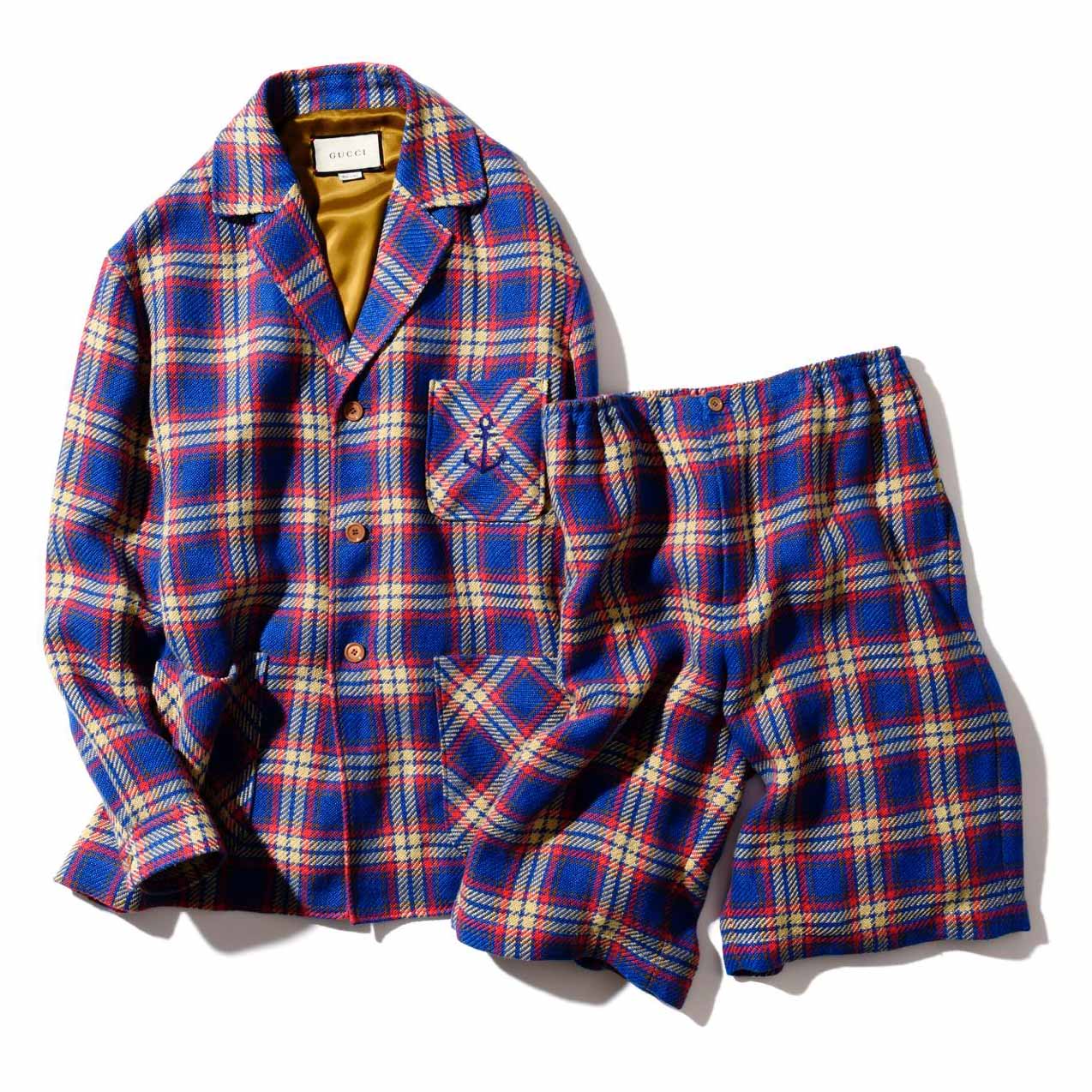 ジャケット¥260,000・パンツ¥115,000(グッチ ジャパン クライアントサービス)