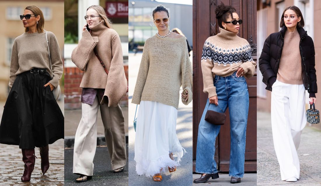 アレンジ自在！ ベージュニット【大人のためのコーデ27選】 | Precious  