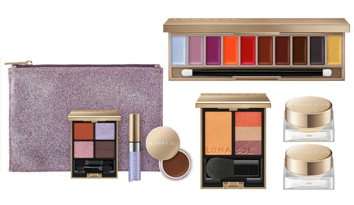 ルナソル×クリスマスコフレ2019】アイシャドウ入り限定セットや、10色