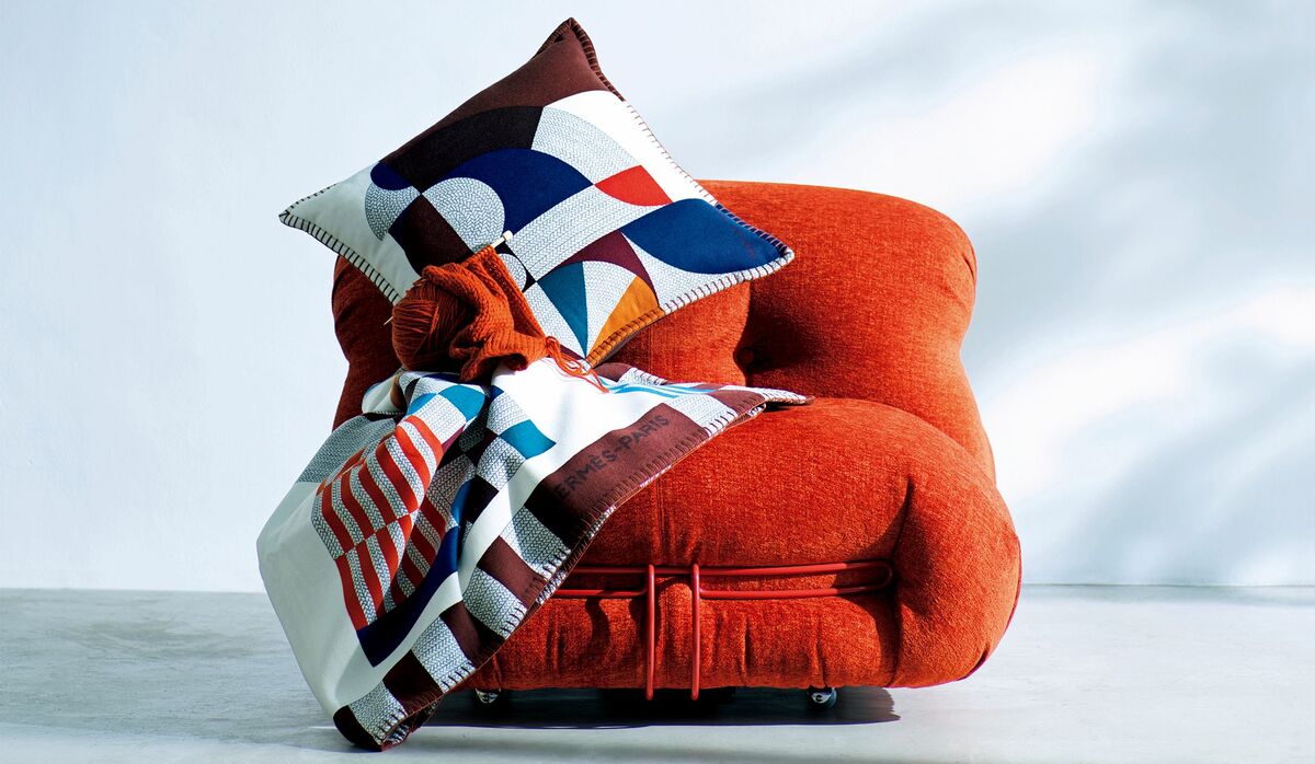 ◇エルメス◇コットン/アダダ/ブランケット/ソルド品/ブランド