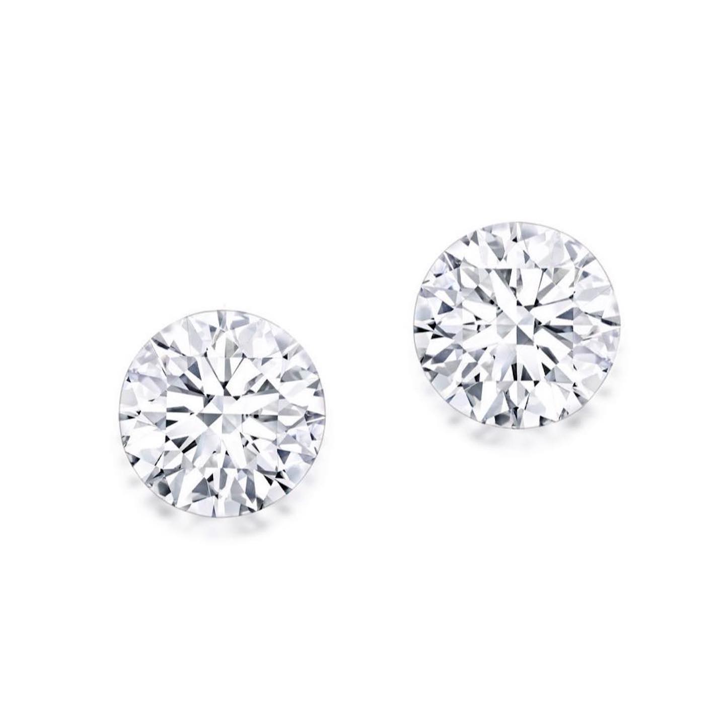 A Fine Pair of Unmounted Diamonds