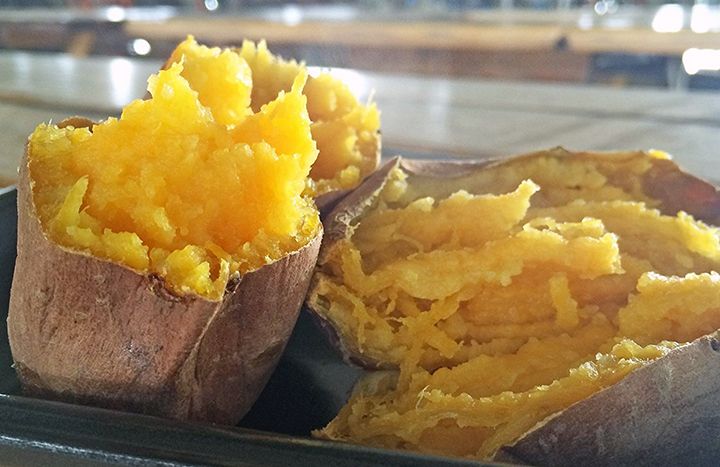 こんがり焼き上げれば、スイートポテトのような食感に!