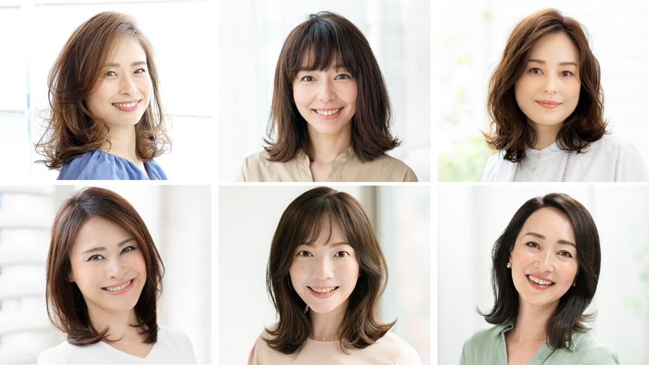 大人のためのナチュラルなミディアムヘア見本まとめ 40代向け Precious Jp プレシャス