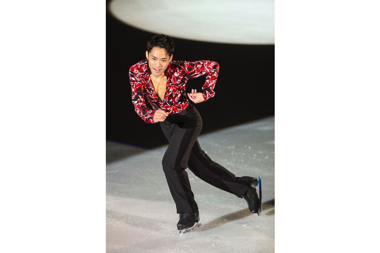 ダンサーとしての才能を余すことなく発揮する名プログラム。写真:Enrico Calderoni/アフロスポーツ