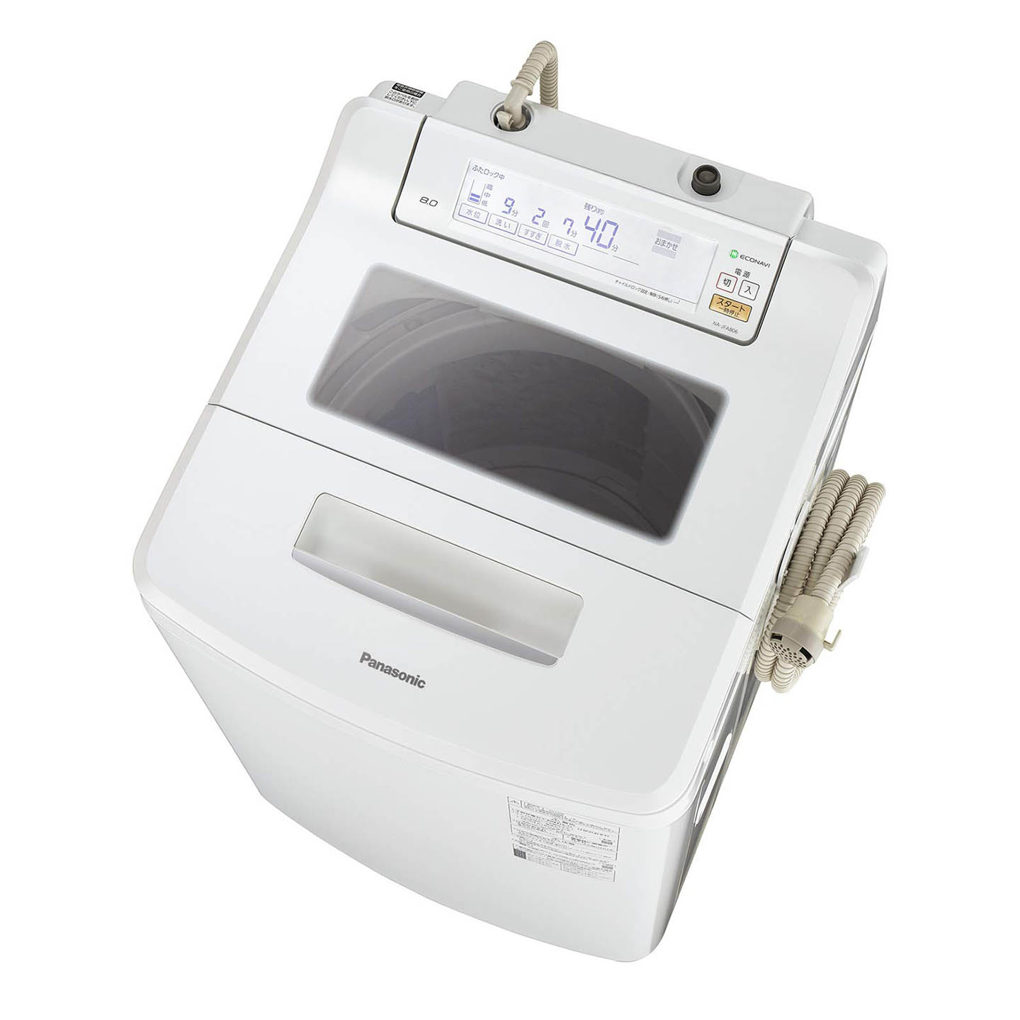 パナソニック(Panasonic) 全自動洗濯機 NA-JFA806
