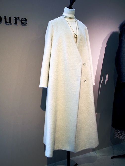 ebure(エブール)2017秋冬展示会シャギーコート¥180,000