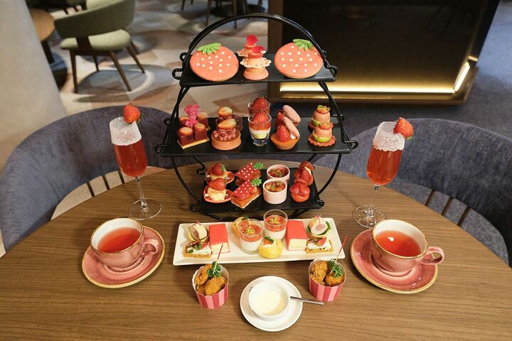 ティー_1,いちご_1,スイーツ_1,ホテル_1,東京_1