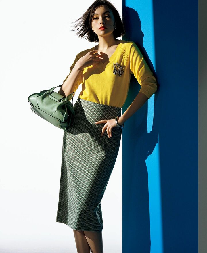 ニット_1,スカート_1,バッグ_1