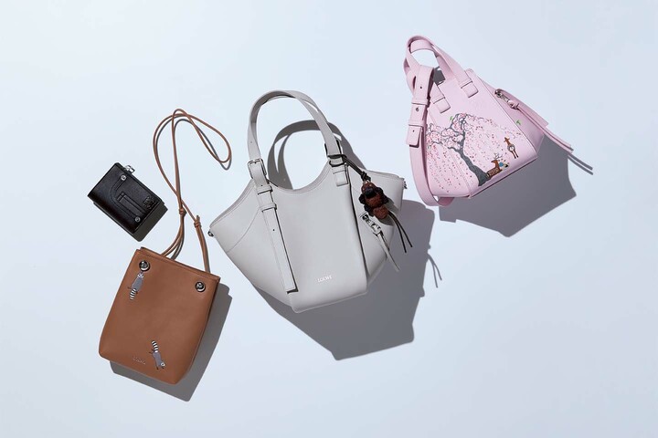 「ロエベ」のバッグとポーチ、コンパクトウォレット