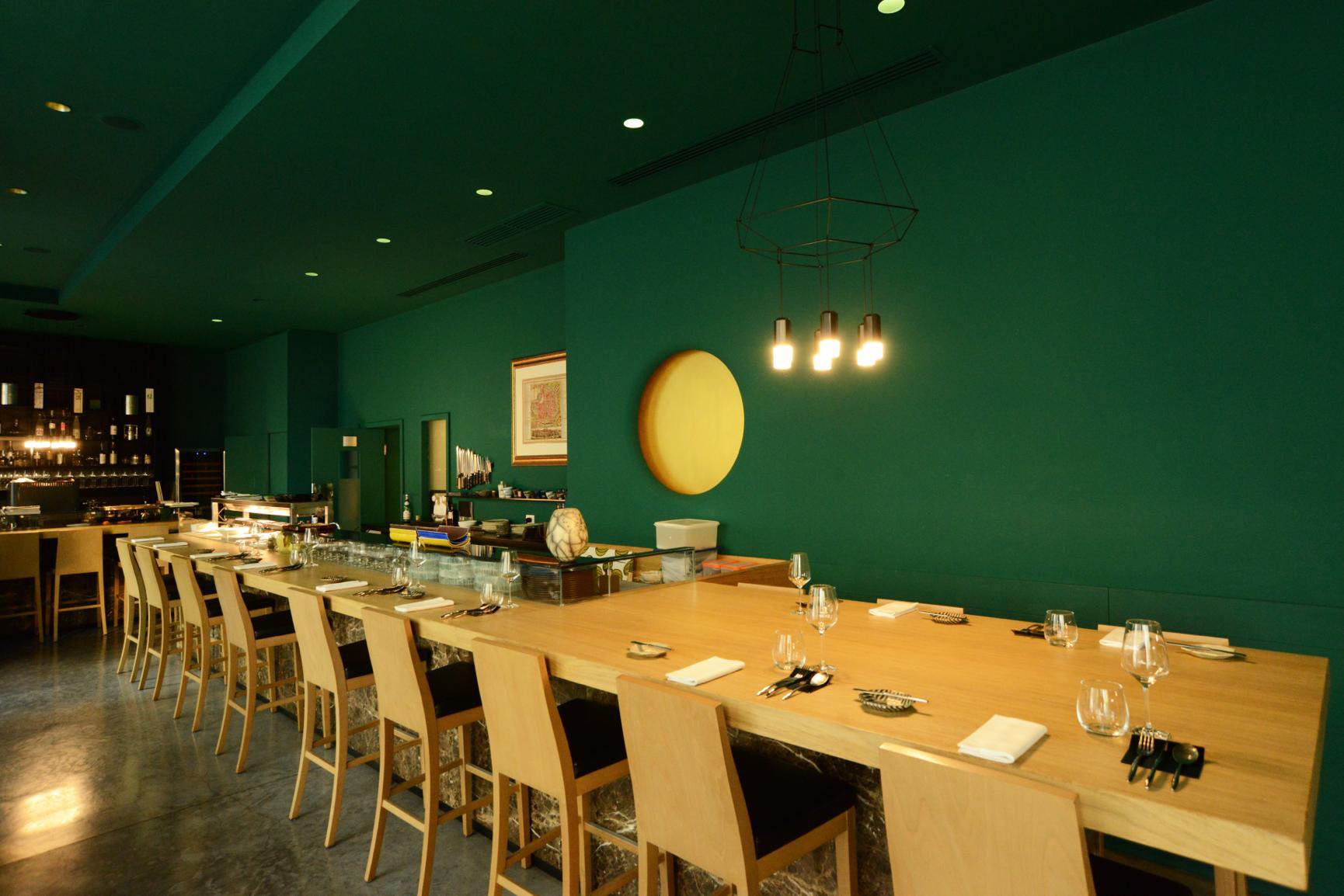 Ristorante Tokuyoshiの店内