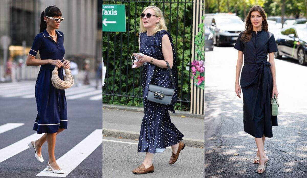 【 アニエスベー 】　ネイビー　10ans ワンピース　スナップボタン　紺 知的で涼やか！ 真夏には「ネイビーのワンピース」で爽やかな空気感を