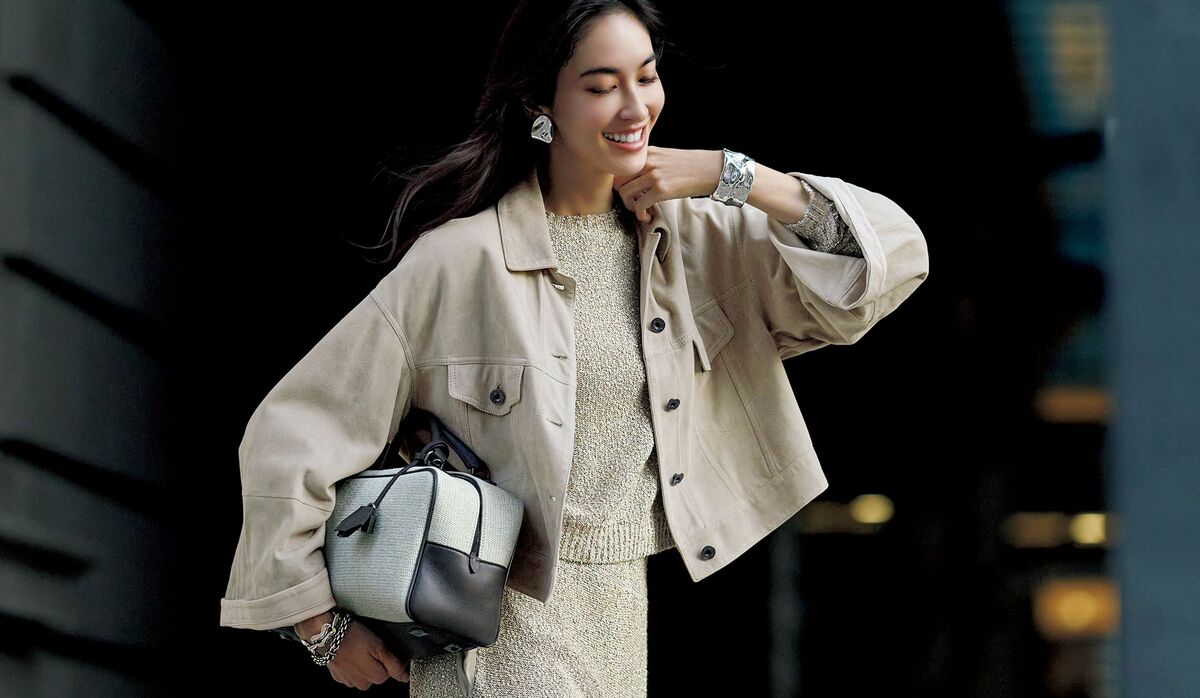 3/5 Thu｜「ブルネロ クチネリ」の極上スエードブルゾン×煌めくニット