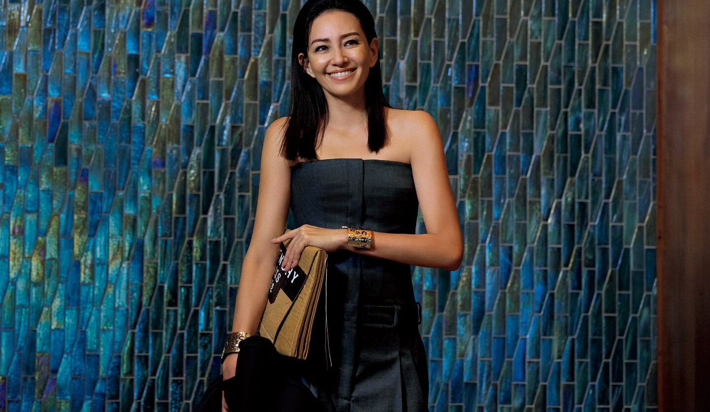 ジバンシィ by サラ・バートンのウエアを着用したモデルのRINAさん