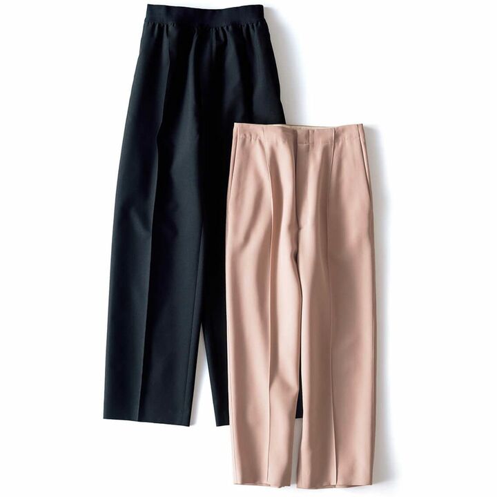 パンツ上から／￥36,000・￥34,000（アマン〈アンスクリア〉）　[Precious2019年6月号122ページ]